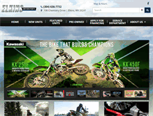 Tablet Screenshot of elkinsmotorsports.net